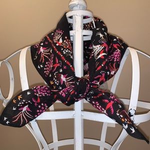 Black Paisley Neck Scarf